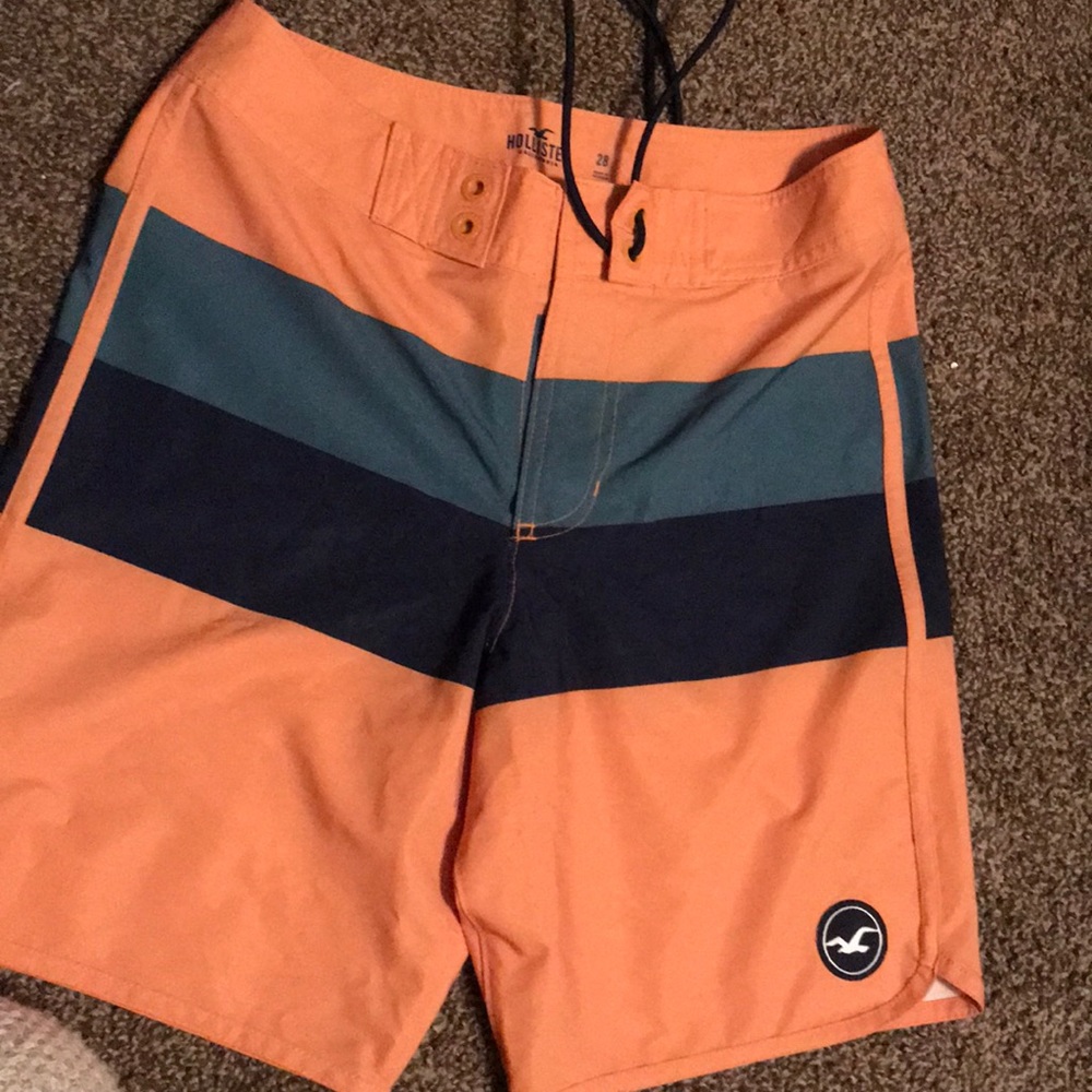 Hollister swim trunks. 28